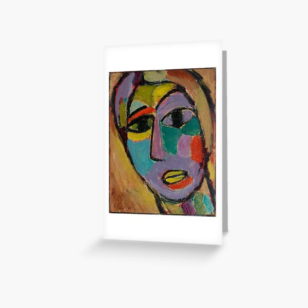 Item preview, Alexej von Jawlensky - Mystical Head - Earth designed and sold by ArtExpression.