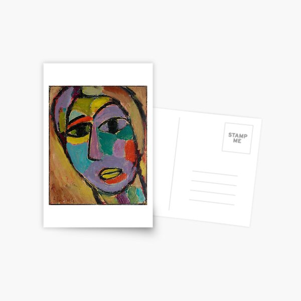 Item preview, Alexej von Jawlensky - Mystical Head - Earth designed and sold by ArtExpression.