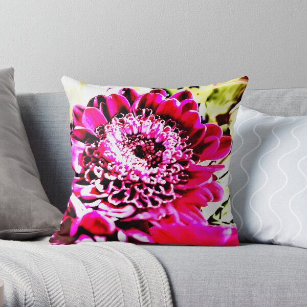 Fuchsia Throw Pillow