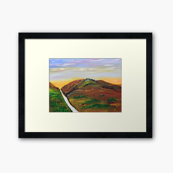 Sunrise in the Foothills Framed Art Print
