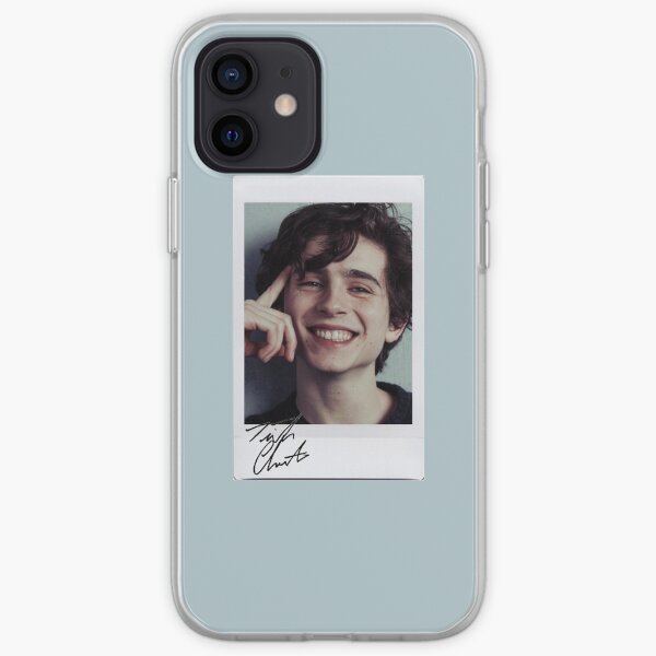 Timothee Chalamet Polaroid # 2 Funda blanda para iPhone