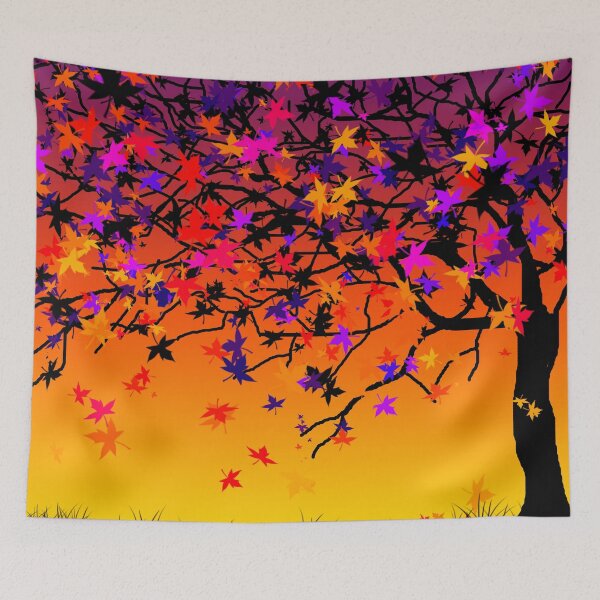 Item preview, Halloween Autumn Tree designed and sold by jaggerstudios.