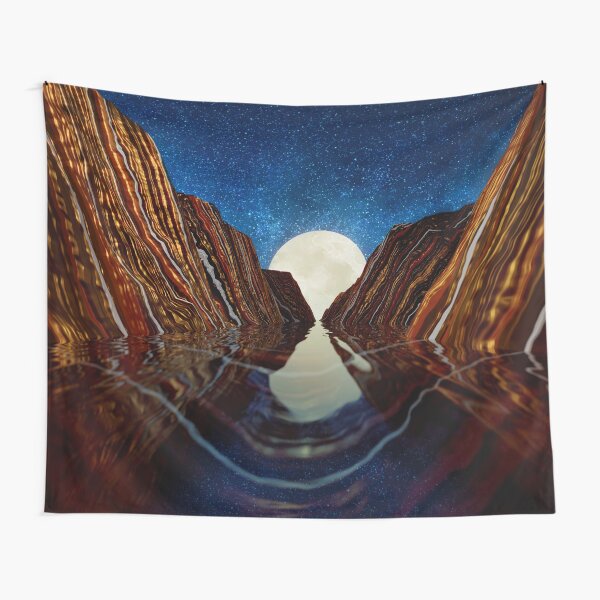 Moon Reflection Tapestry
