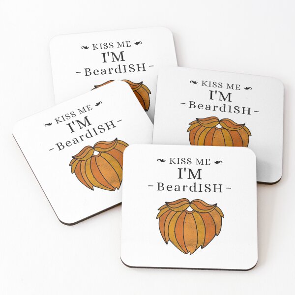 Item preview, Kiss Me I'm Beardish designed and sold by dmartgear.