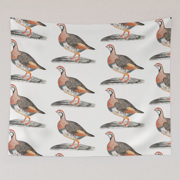 Item preview, Partridge  illustration artwork designed and sold by Vintage Designs +.