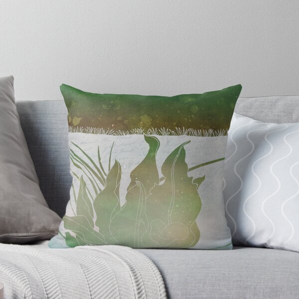 Item preview, Snow Lilies with distressed dark green, orange, light blue, and script background designed and sold by WatersEdgeGal.