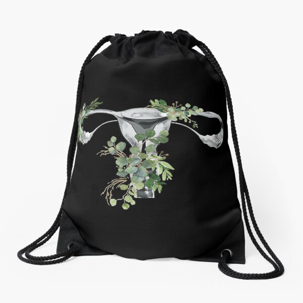 nike floral drawstring bag