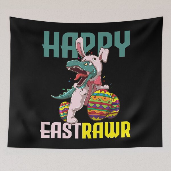 Item preview, Dino Bunny Easter Day designed and sold by 4tomic.
