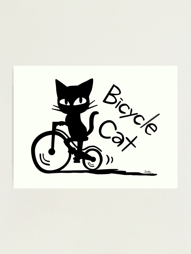 Bicycle Cat | Photographic Print