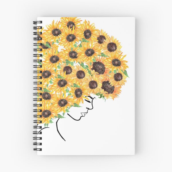 Item preview,  African American woman with sunflowers hair designed and sold by Berelyn.