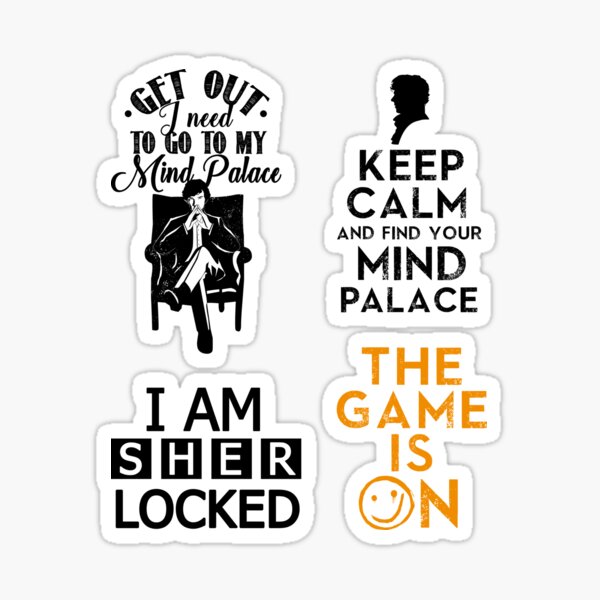 Sherlocked Stickers Redbubble