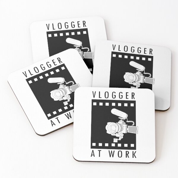Aperçu de l'œuvre Vlogger au travail créée et vendue par arthatbeat.