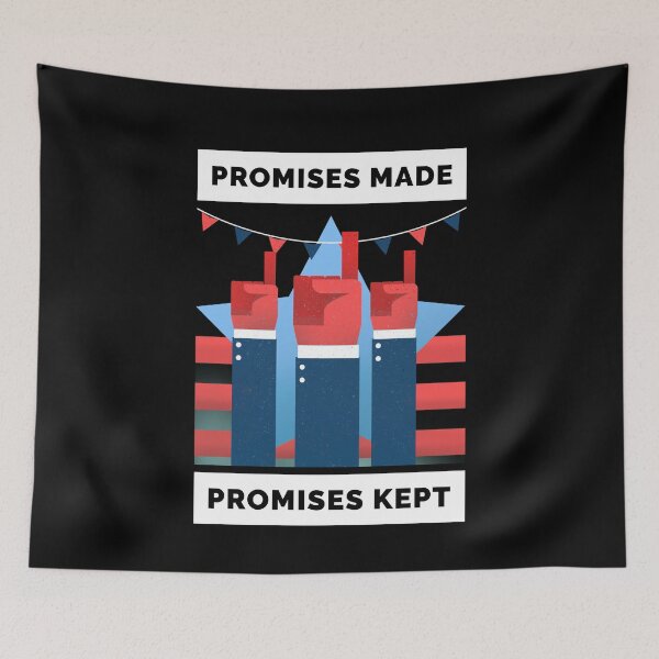 Item preview, Promises Made, Promises Kept! Trump 2020 designed and sold by ThatMerchStore.