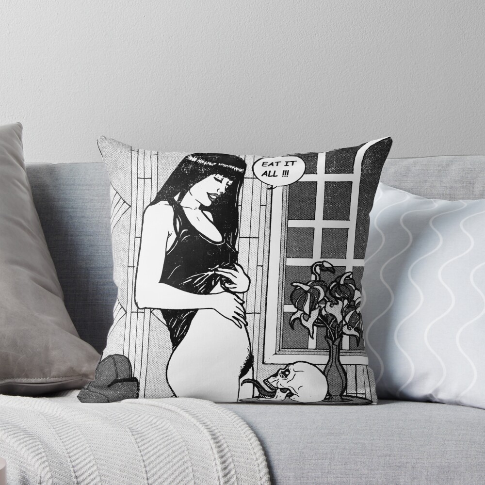 Item preview, Throw Pillow designed and sold by Alien-ink.