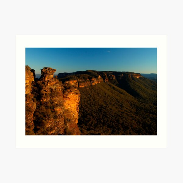 Boar's Head Rock, Katoomba. Art Print