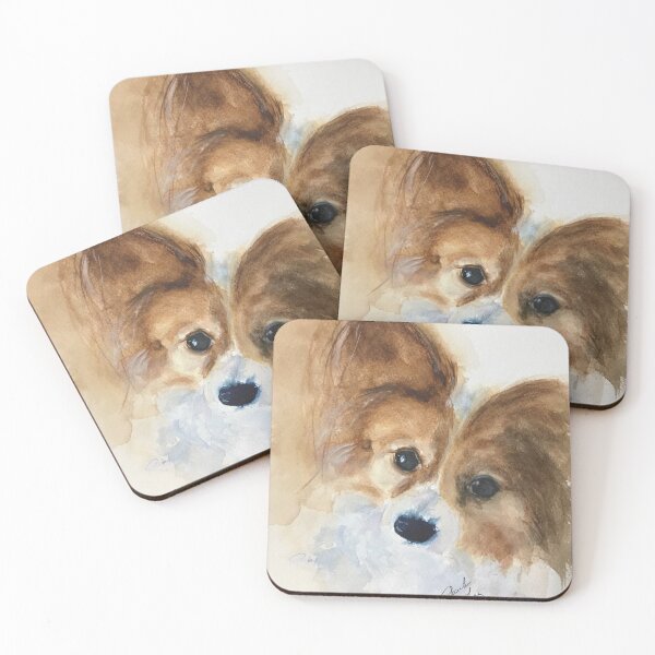 Item preview, Papillon in Watercolor designed and sold by Paula Jo Lay.