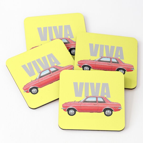 Item preview, Vauxhall Viva HC saloon car with text designed and sold by Retroblast.