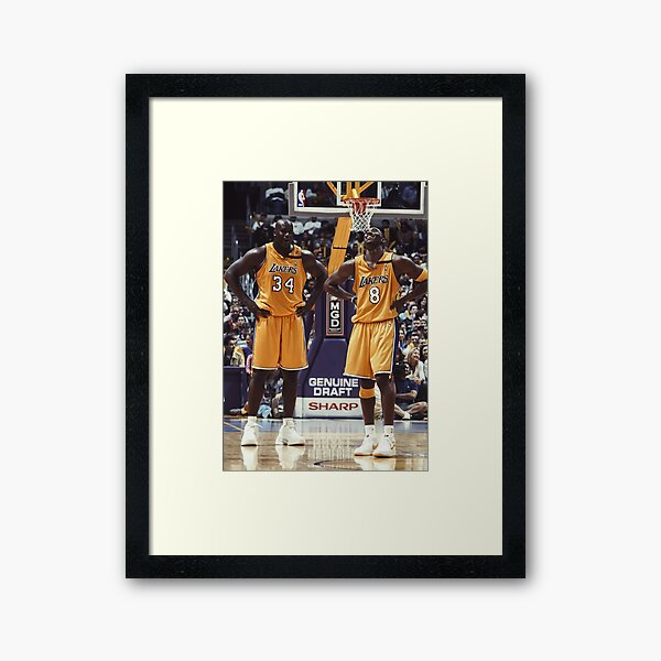 NBA LEGENDS - ICONIC LAKERS DUO Framed Art Print