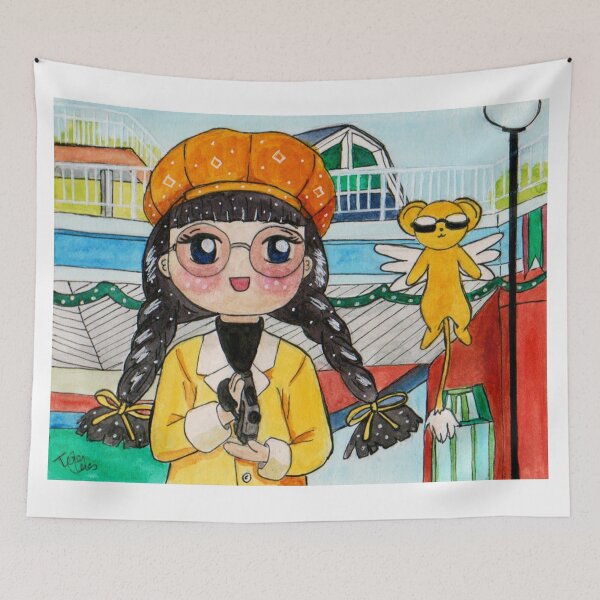 Item preview, Tomoyo and Kero Screencap Redraw - Cardcaptor Sakura designed and sold by teresartwork.