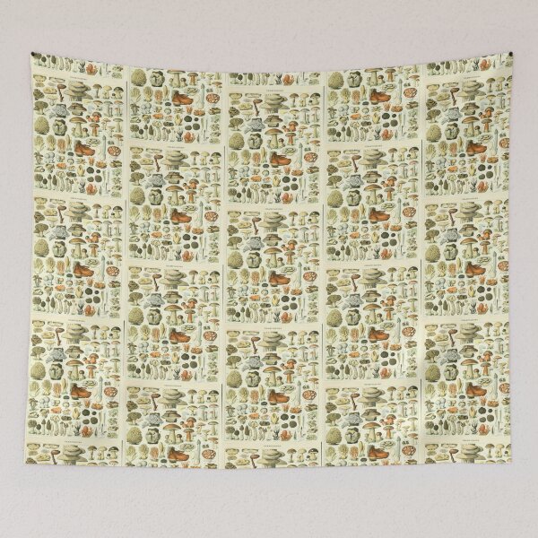 Item preview, Wild Mushroom Chart designed and sold by BlueSpecsStudio.