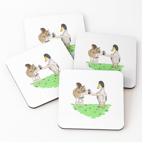 Item preview, Squirrel and Mallard designed and sold by sisselonpaper.