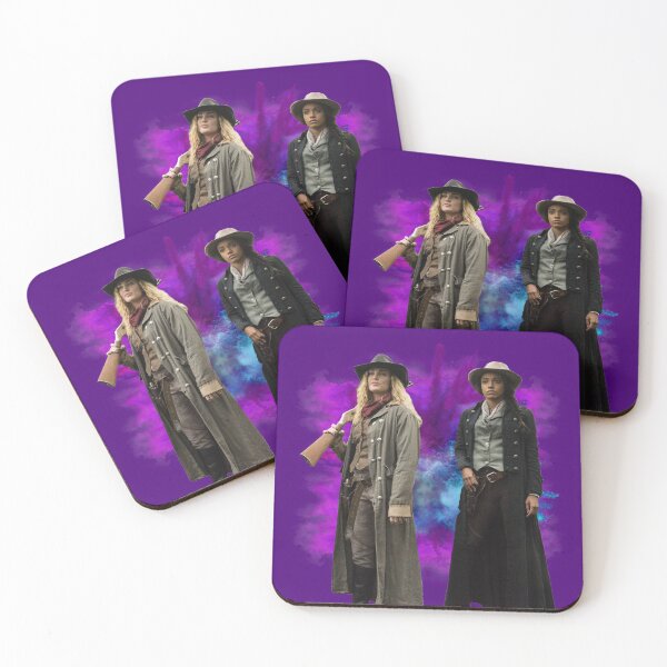 Item preview, Sara Lance and Amaya Jiwe purple background designed and sold by dutchchu.