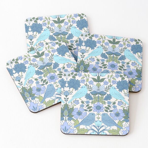 Item preview, William Morris style birds designed and sold by Cressidacarr.