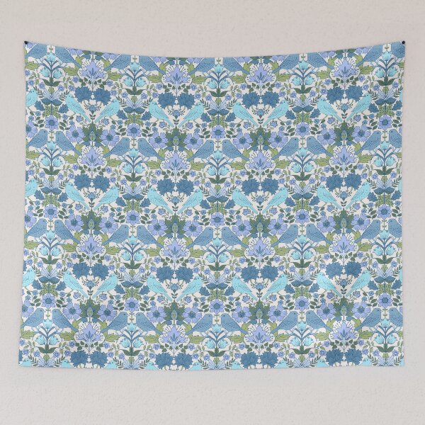 Item preview, William Morris style birds designed and sold by Cressidacarr.