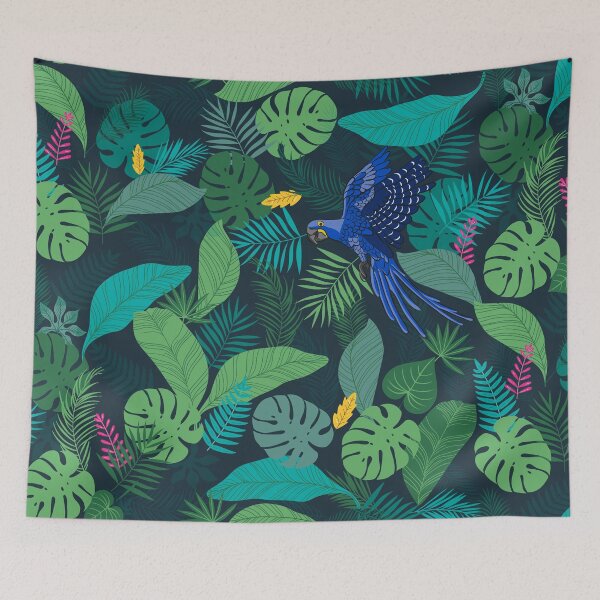 Item preview, Blue arara rainforest designed and sold by pakanta.
