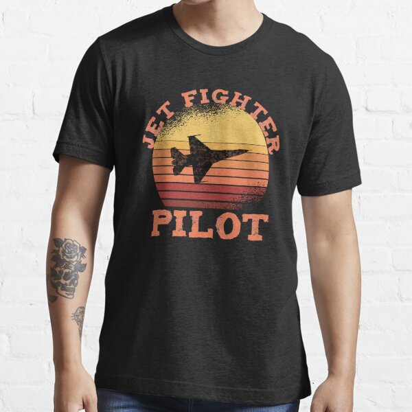 Jets Retro Pilot Mascot Essential T-Shirt for Sale by