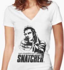Snatcher Women's Fitted V-Neck T-Shirt