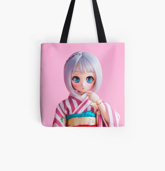 Nebula in pink All Over Print Tote Bag