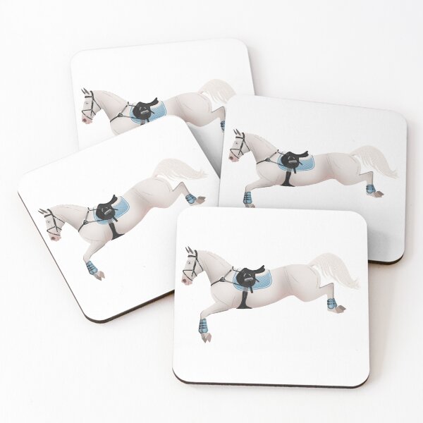 Item preview, Cremello Show Jumper - Equine Rampaige designed and sold by equinerampaige.