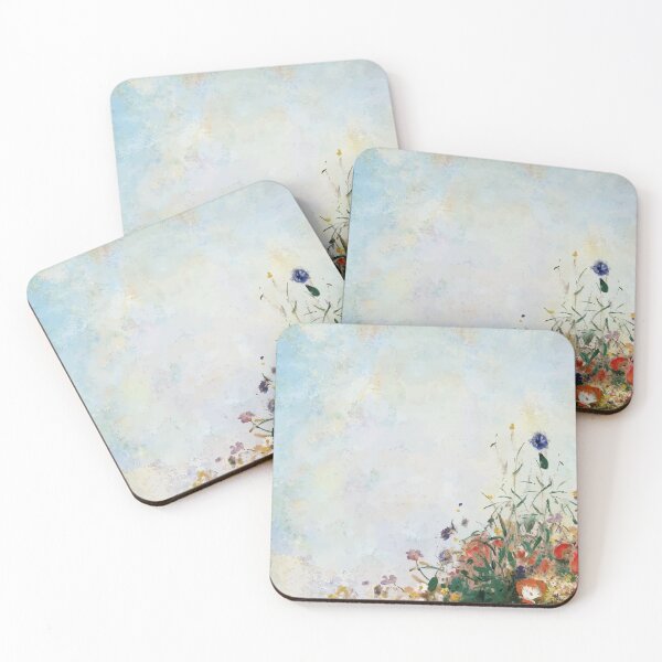 Item preview, Blue floral wall textured background designed and sold by digitalvintage.