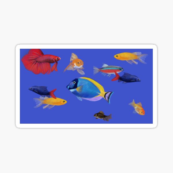 Item preview, fishes (aquarium) designed and sold by mayerarts.