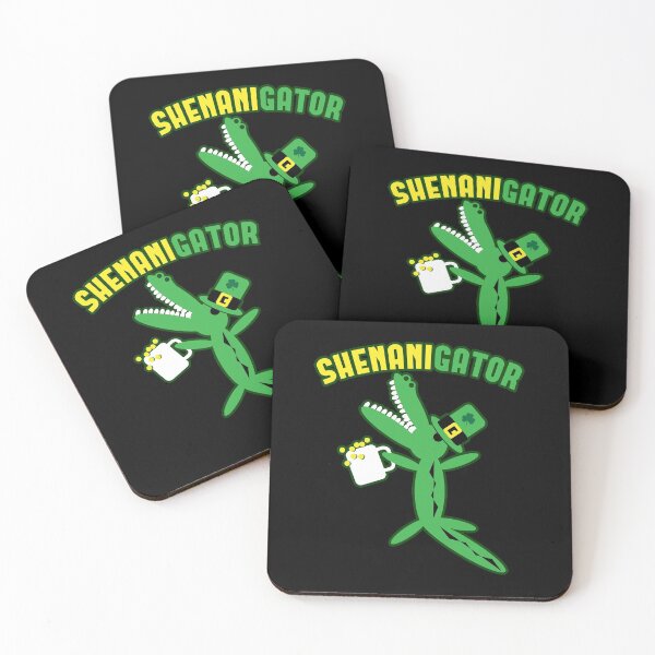 Item preview, Shenanigator St Patricks Day Alligator Doodle designed and sold by d247.