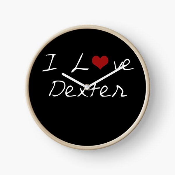 Item preview, I Love Dexter Slim Fit T-Shirt designed and sold by Laura J Devera ⭐⭐⭐⭐⭐.