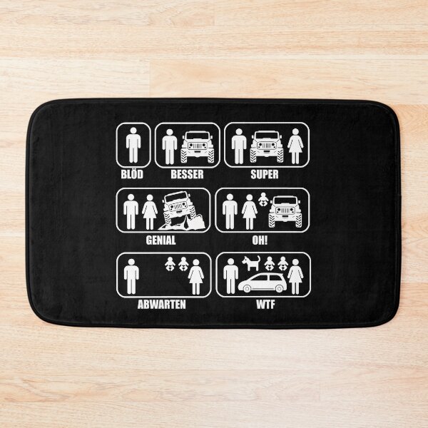 Item preview, Offroad comic couple, partnership, marriage / funny SUV motif with couch and off-road vehicle designed and sold by torlei565.