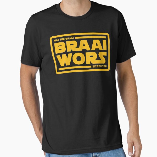 Item preview, May the Braai be with you (Yellow) designed and sold by Simply Saffa.