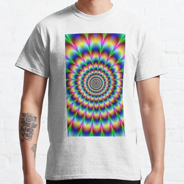 Trippy Hallucinogenic Optical Illusion - Тройной  галлюциногенный обман зрения Classic T-Shirt