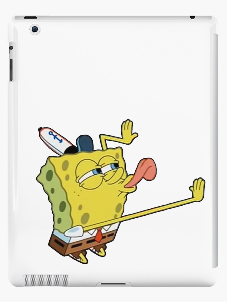 Spongebob Squarepants Licking Something Ipad Case Skin By Silviasxan Redbubble