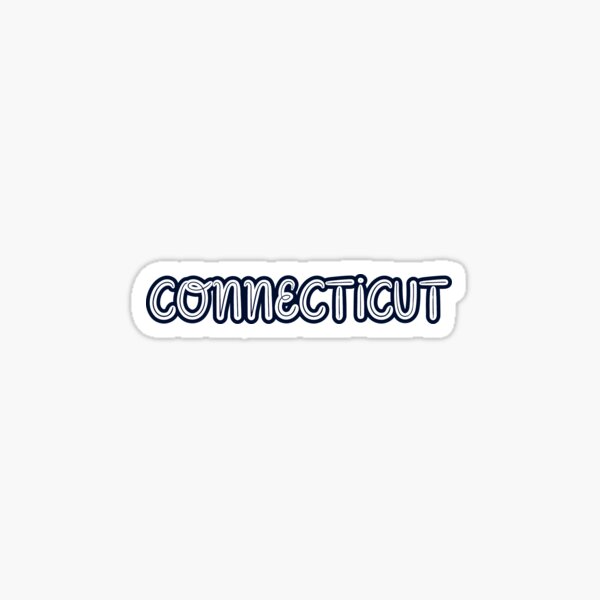 Cute Connecticut Sticker