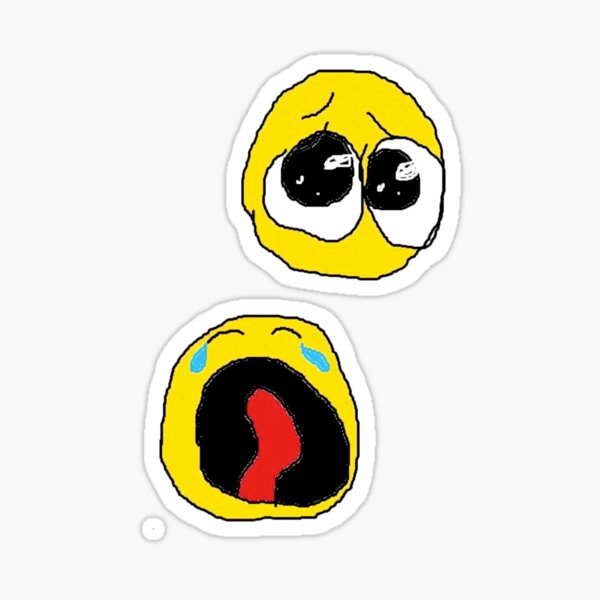 "Crying Baby Emoji" Sticker by Uhhhserena Redbubble