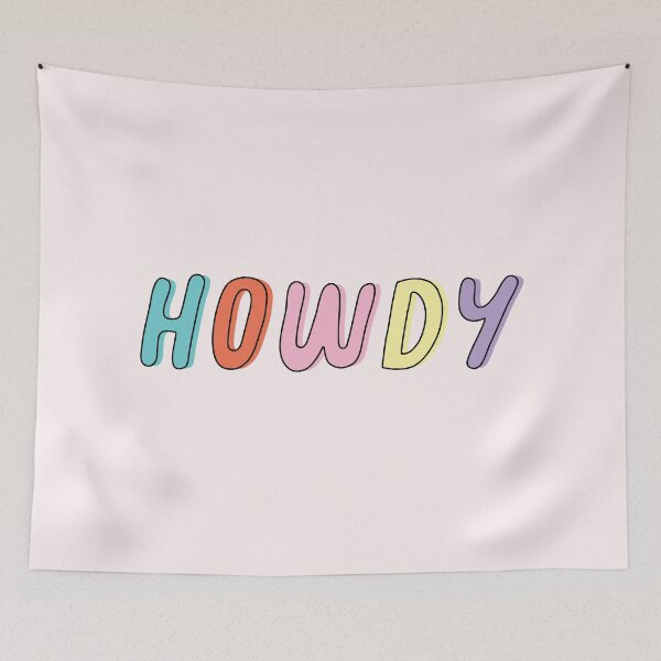 Item preview, Howdy designed and sold by SuperrSunday.