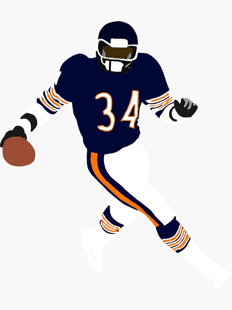 Bettis Urlacher Sticker for Sale by sofjac