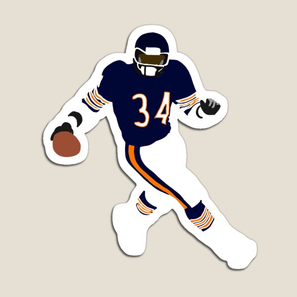 Buy the NWT Mens White Blue Chicago Bears Walter Payton #34 NFL