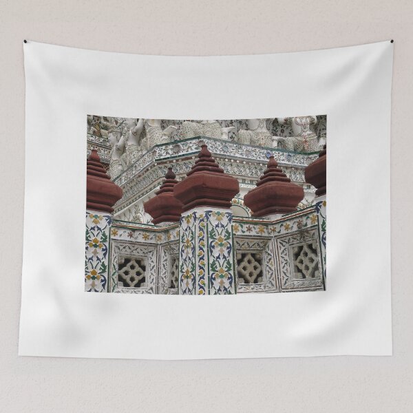 Item preview, Thailand temple Wat Arun Pillars designed and sold by cuisinecat2.