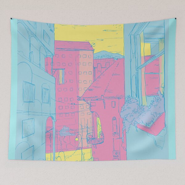 Item preview, Panorámica del paisaje urbano designed and sold by Eireni.