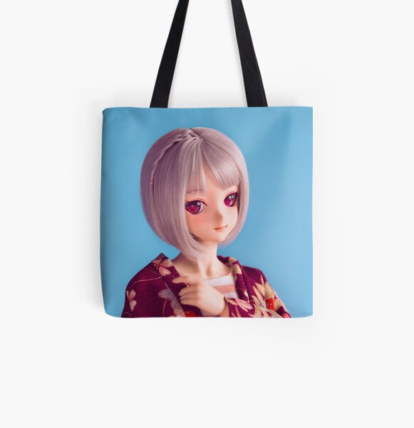 Kanna in blue All Over Print Tote Bag