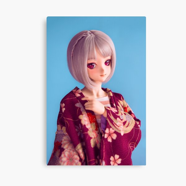 Kanna in blue Canvas Print